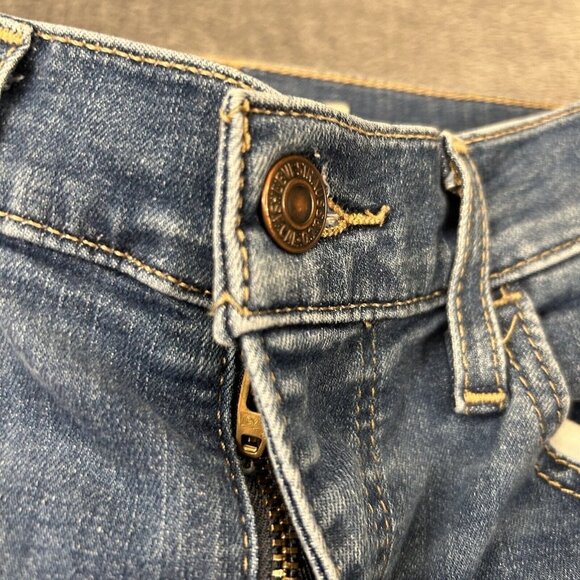 Levis Jeans Womens 24x27” Blue 720 Super Skinny Ankle High Rise Denim Pants - Picture 6 of 12